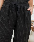 Pantalon 100% Lin Joujou noir