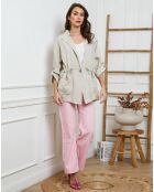 Veste 100% Lin Laurine beige