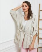 Veste 100% Lin Laurine beige