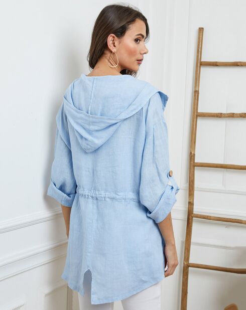 Laurine Ciel Jacke aus 100% Leinen