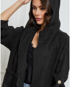 Veste 100% Lin Laurine noire