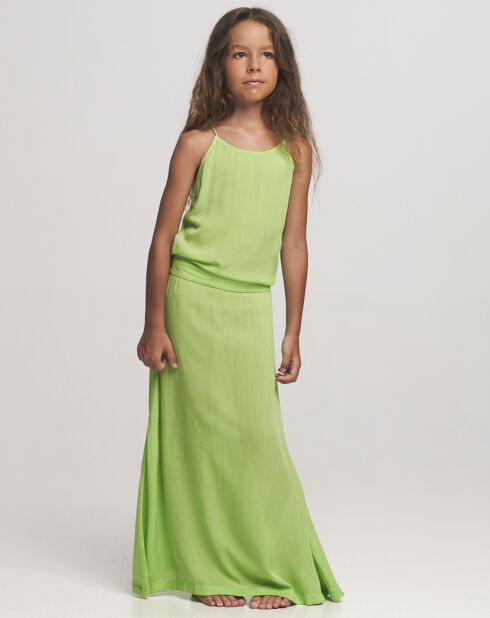 Robe Longue Anna verte