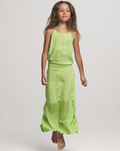 Robe Longue Anna verte
