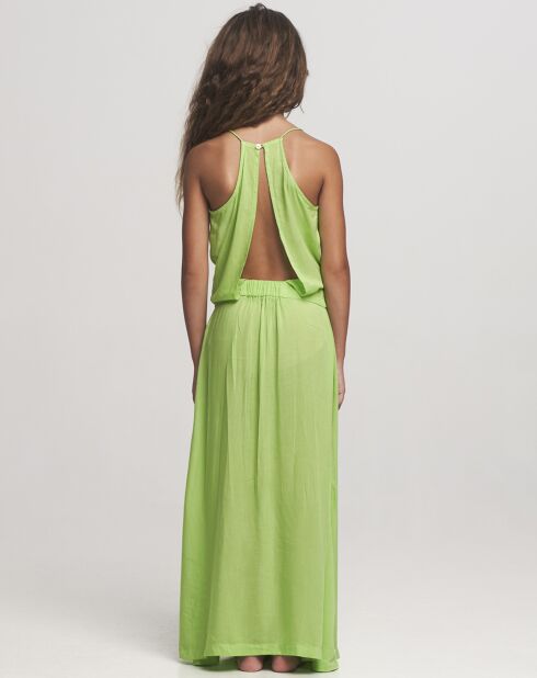 Robe Longue Anna verte