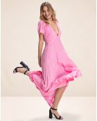 Robe Longue Bardo rose