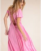 Robe Longue Bardo rose