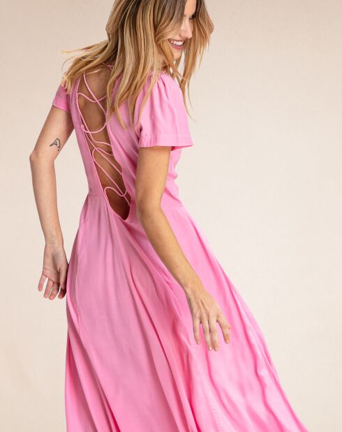 Robe Longue Bardo rose