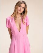 Robe Longue Bardo rose