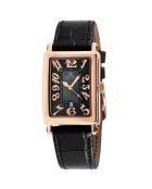 Montre Avenue of Americas Mini Femme Quartz en Cuir noire