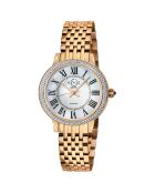 Montre Astor III Femme Quartz en Acier & Diamants 0.06 ct rose doré