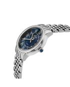 Montre Astor III Femme Quartz en Acier & Diamants 0.06 ct argentée