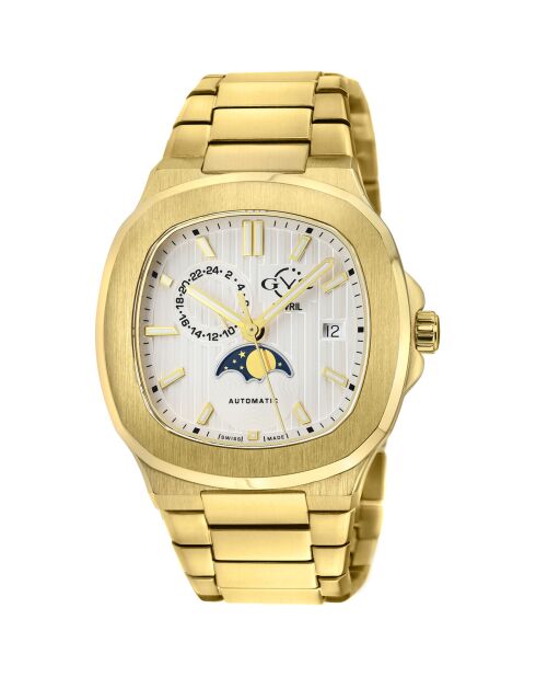 Potente Automatic Gold Steel herenhorloge