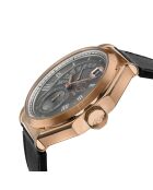 Montre Marchese Homme Quartz en Cuir noire