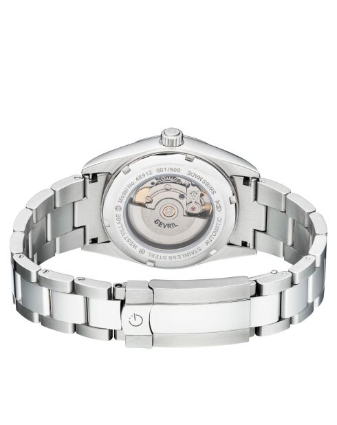 Montre West Village Homme Automatique en Acier argentée