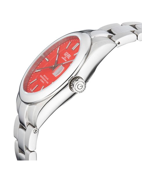 Montre West Village Homme Automatique en Acier argentée