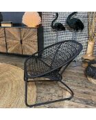 Fauteuil lounge outdoor Bao Bao noir - 75x71.5x72.5 cm