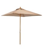 Parasol sans pied Comete taupe - 200x200 cm