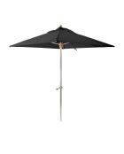 Parasol sans pied Comete noir - 200x200 cm