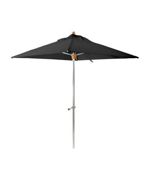 Parasol sans pied Comete noir - 200x200 cm