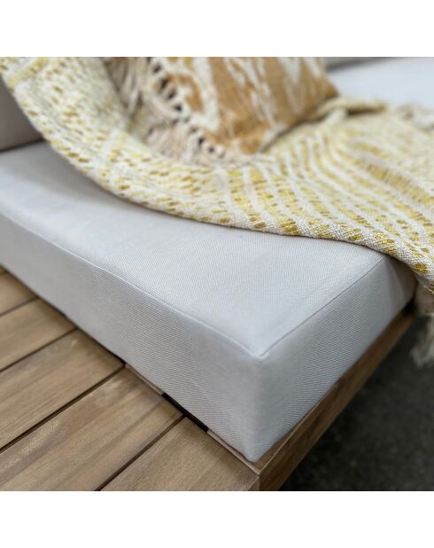Salon de jardin Douro beige/naturel/noir