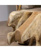 Table basse extérieur Kaliman naturel - 100x45 cm