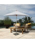 Parasol sans pied Comete blanc - 200x200 cm