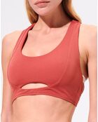 Brassière de sport Breathe corail