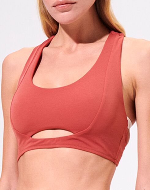 Brassière de sport Breathe corail