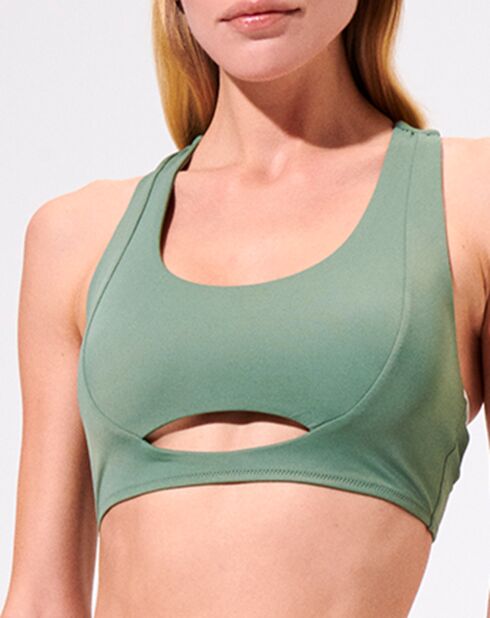 Brassière de sport Breathe verte