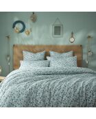 Housse de couette Gaze de coton imprimée Marguerite multicolore