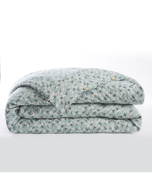 Housse de couette Gaze de coton imprimée Marguerite multicolore