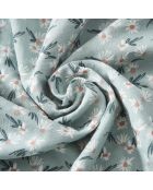 Housse de couette Gaze de coton imprimée Marguerite multicolore