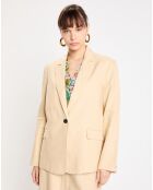 Veste 100% Lin Ruis beige