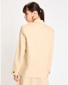 Veste 100% Lin Ruis beige