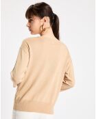 Pull en Lin & Coton Rain beige