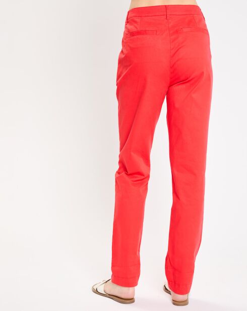 Pantalon Cyrilp chino rouge