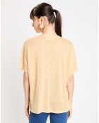 T-Shirt 100% Lin Lin Ariba beige