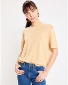 T-Shirt 100% Lin Lin Ariba beige