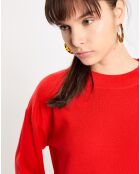 Pull merinos Alice rouge