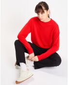 Pull merinos Alice rouge