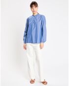 Top Rill chambray bleu