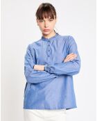 Top Rill chambray bleu