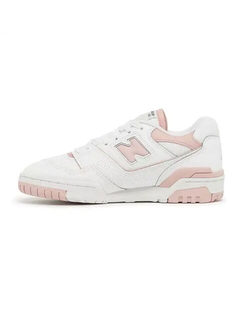 Baskets 550 blanc/rose