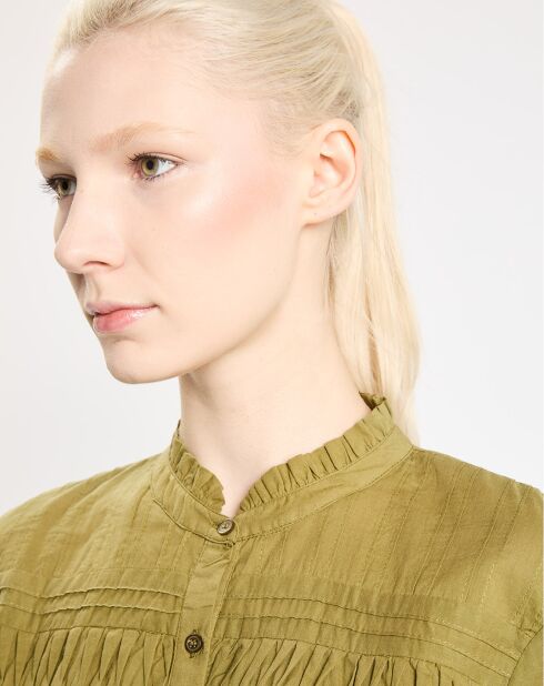 Top Rhum vert foncé