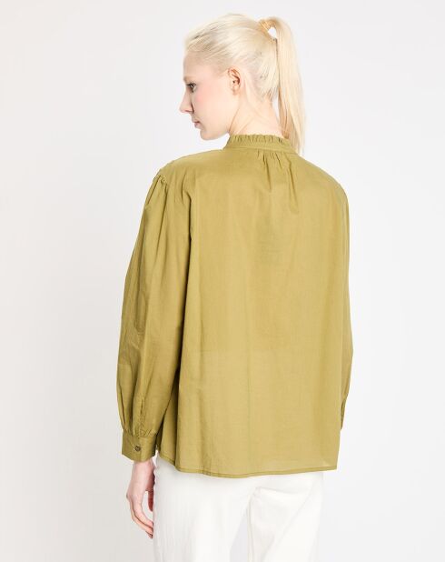 Top Rhum vert foncé