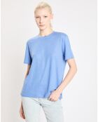 T-Shirt 100% Lin Ariba bleu