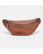 Sac banane en Cuir Lyat bronze - 32.5x13.5x7 cm