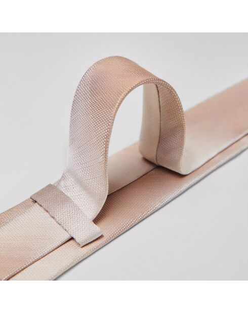 Cravate en Soie mélangée Sorizon faux-uni beige