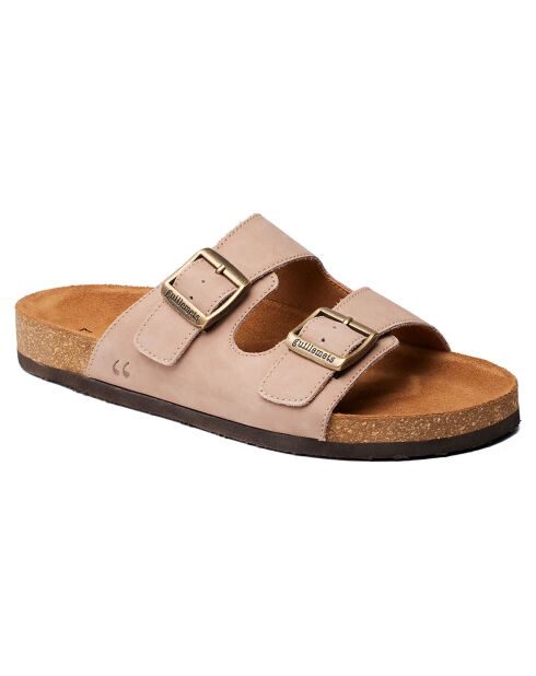 Mules Giverny in pelle beige