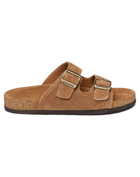 Mules Giverny in pelle marrone